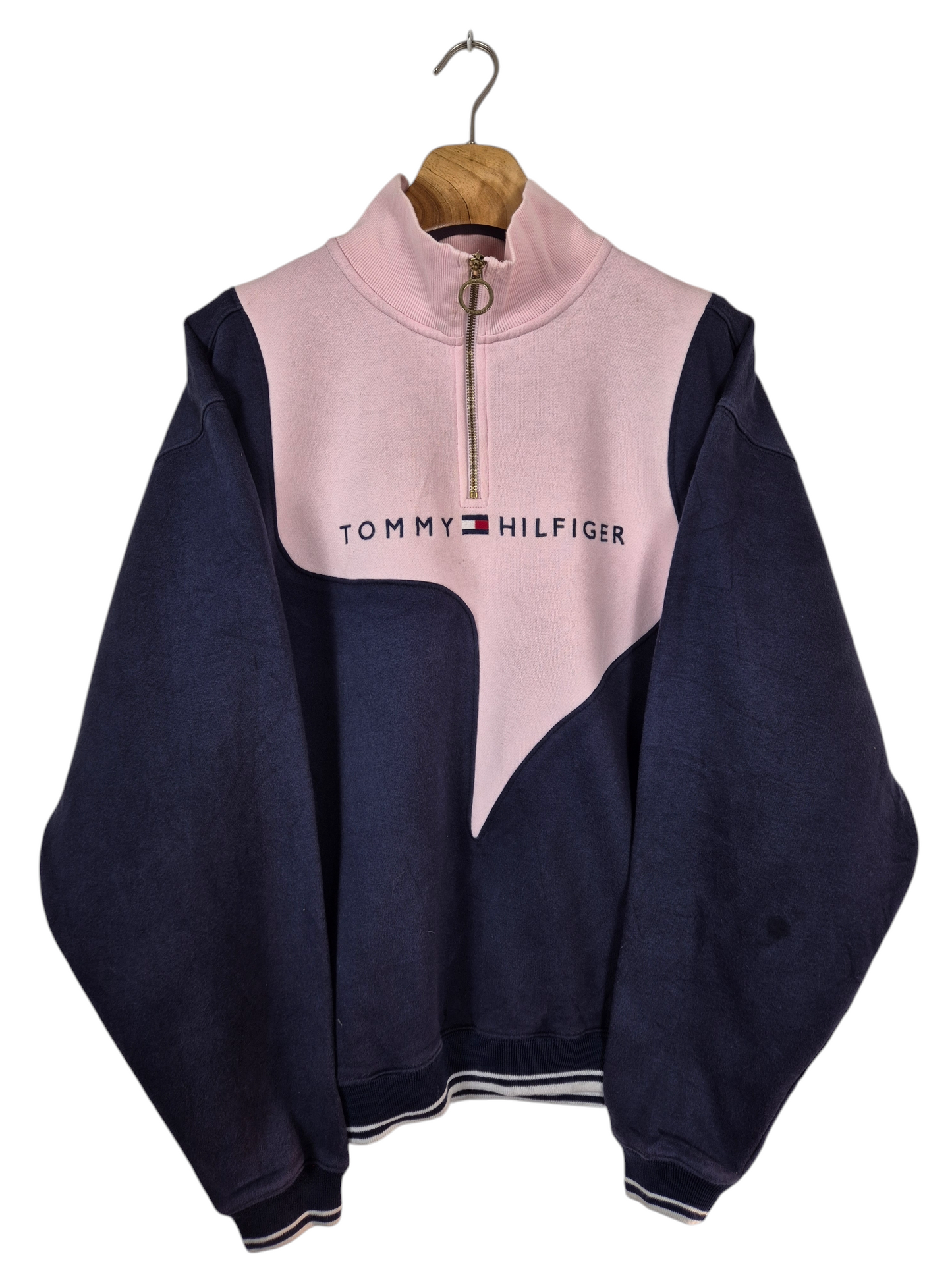 Tommy Hilfiger quarter zip sweater maat L