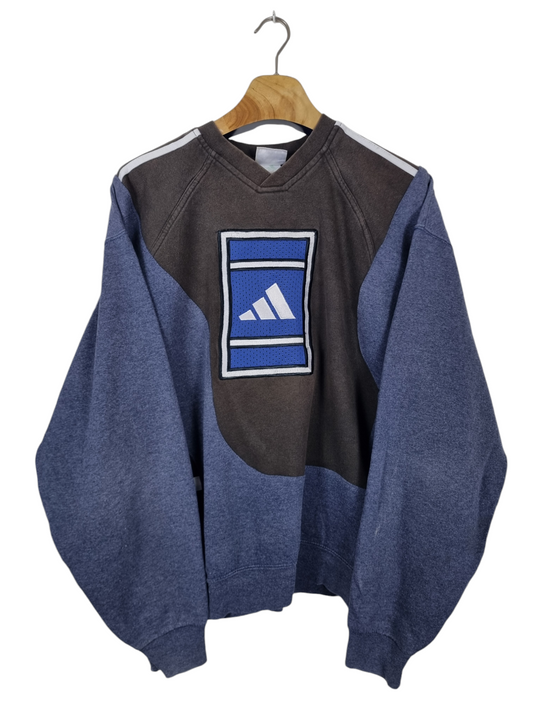 Adidas 90s v-neck sweater maat M