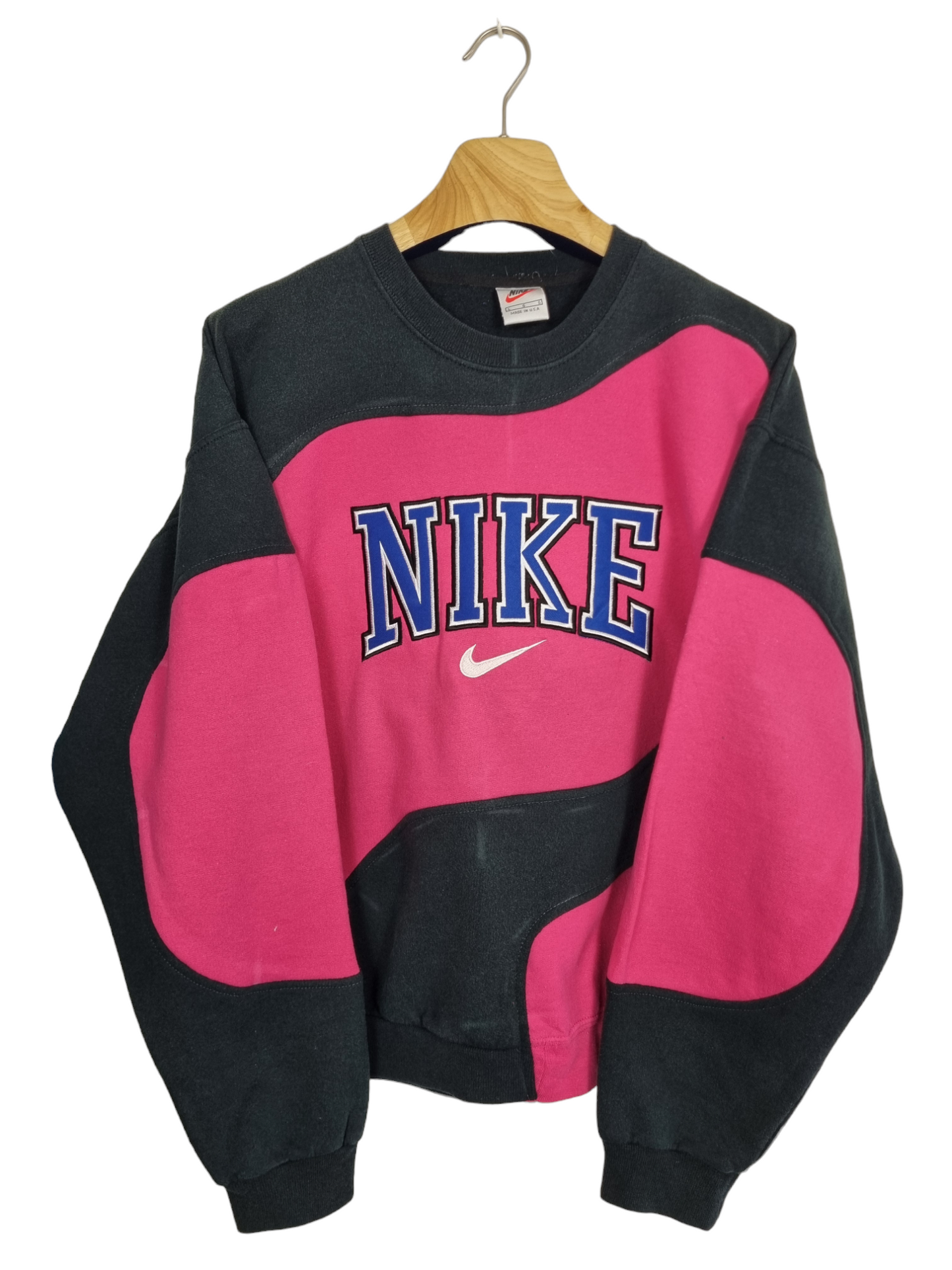 Nike 90s spell out sweater maat M