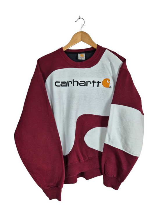 Carhartt text sweater maat M