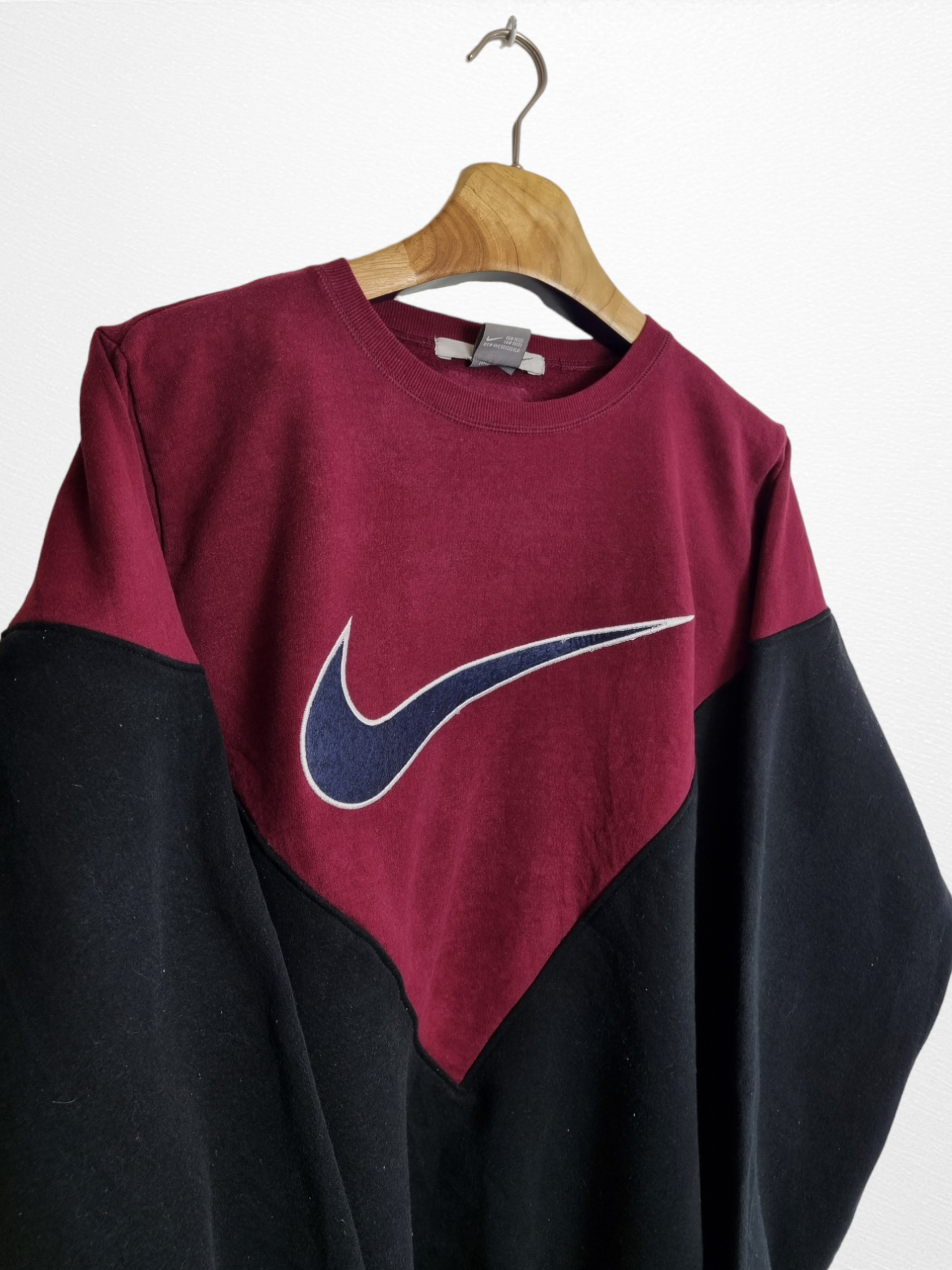 Pull Nike big swoosh retravaillé taille L