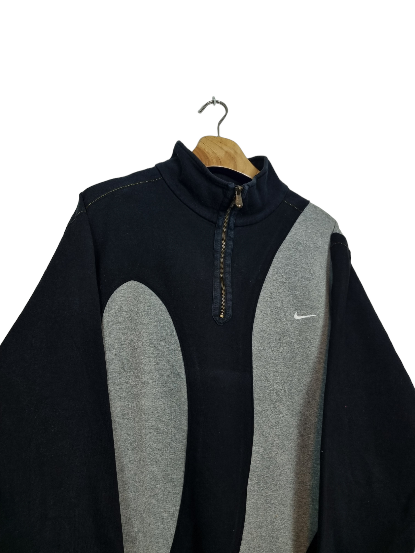 Nike quarter zip swoosh sweater maat L