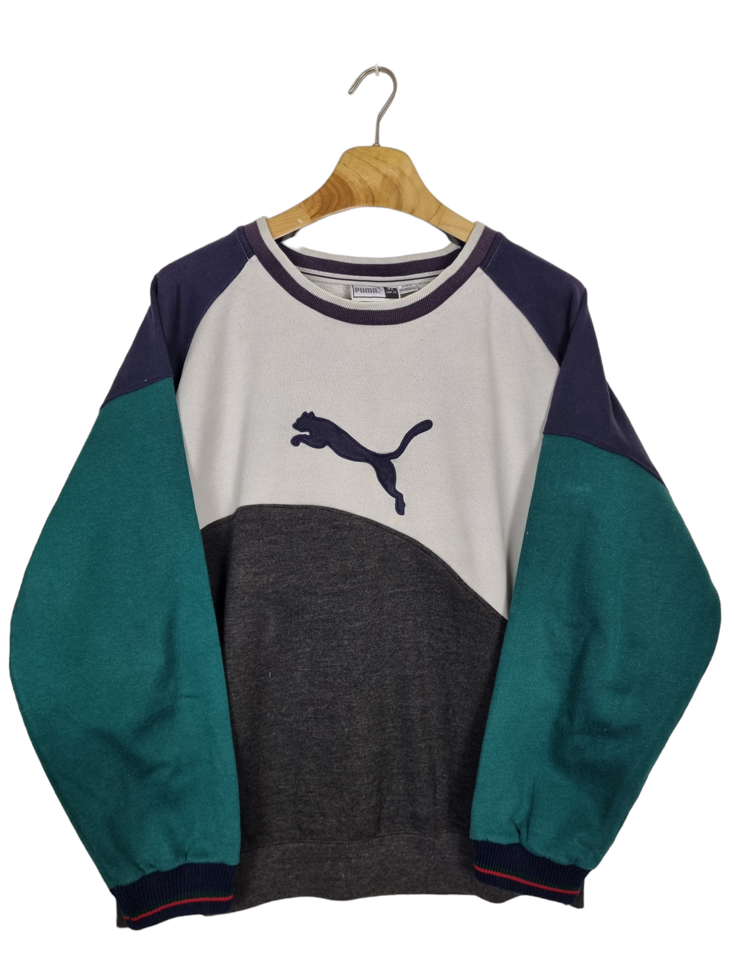 Puma 90s front logo sweater maat L