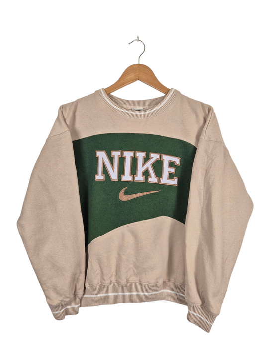 Vintage Nike spell out sweater maat M