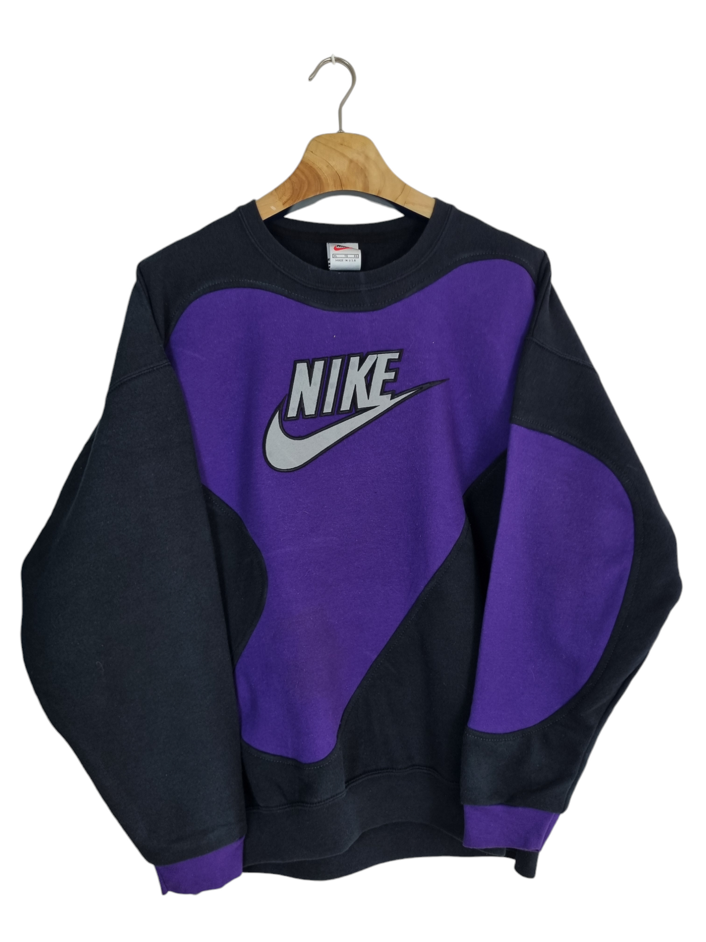 Nike swoosh logo sweater maat M