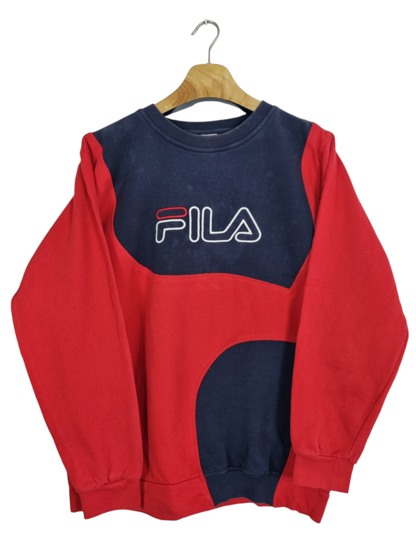 FILA embroidered text sweater maat M