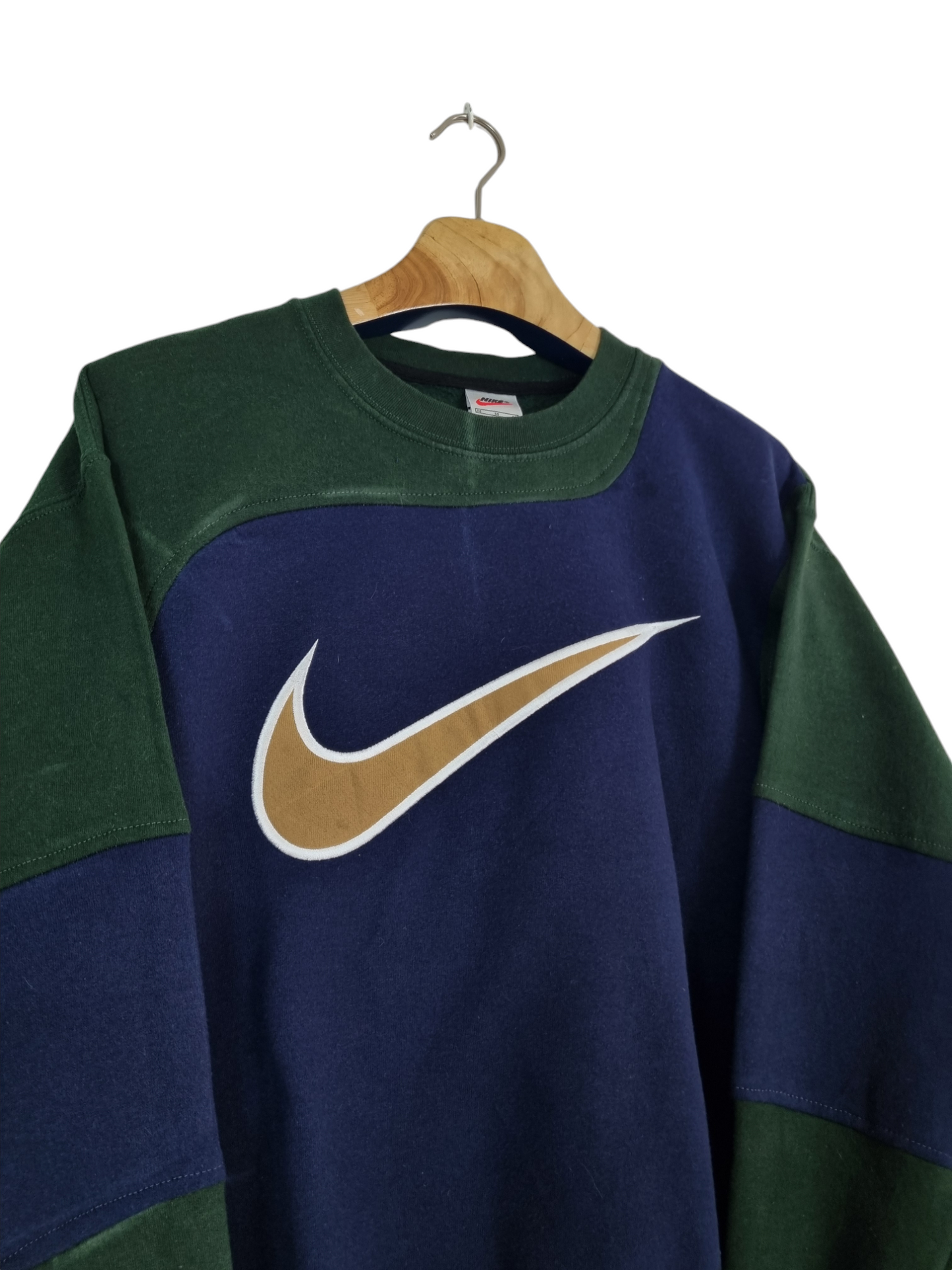 Nike big swoosh sweater maat S