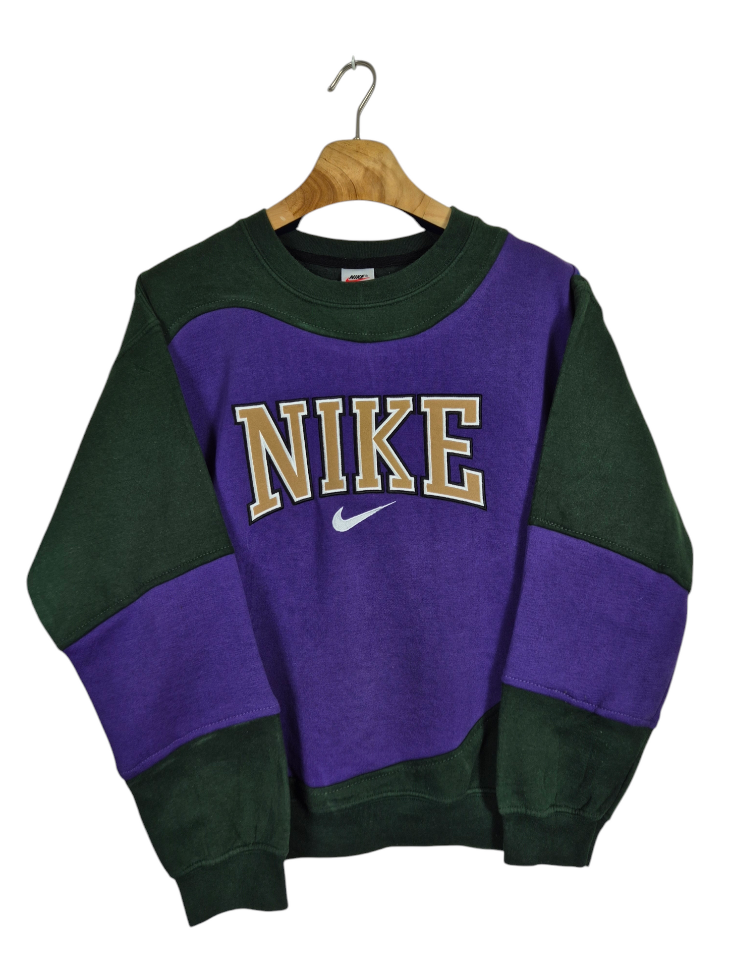 Nike 90s spell out sweater maat M