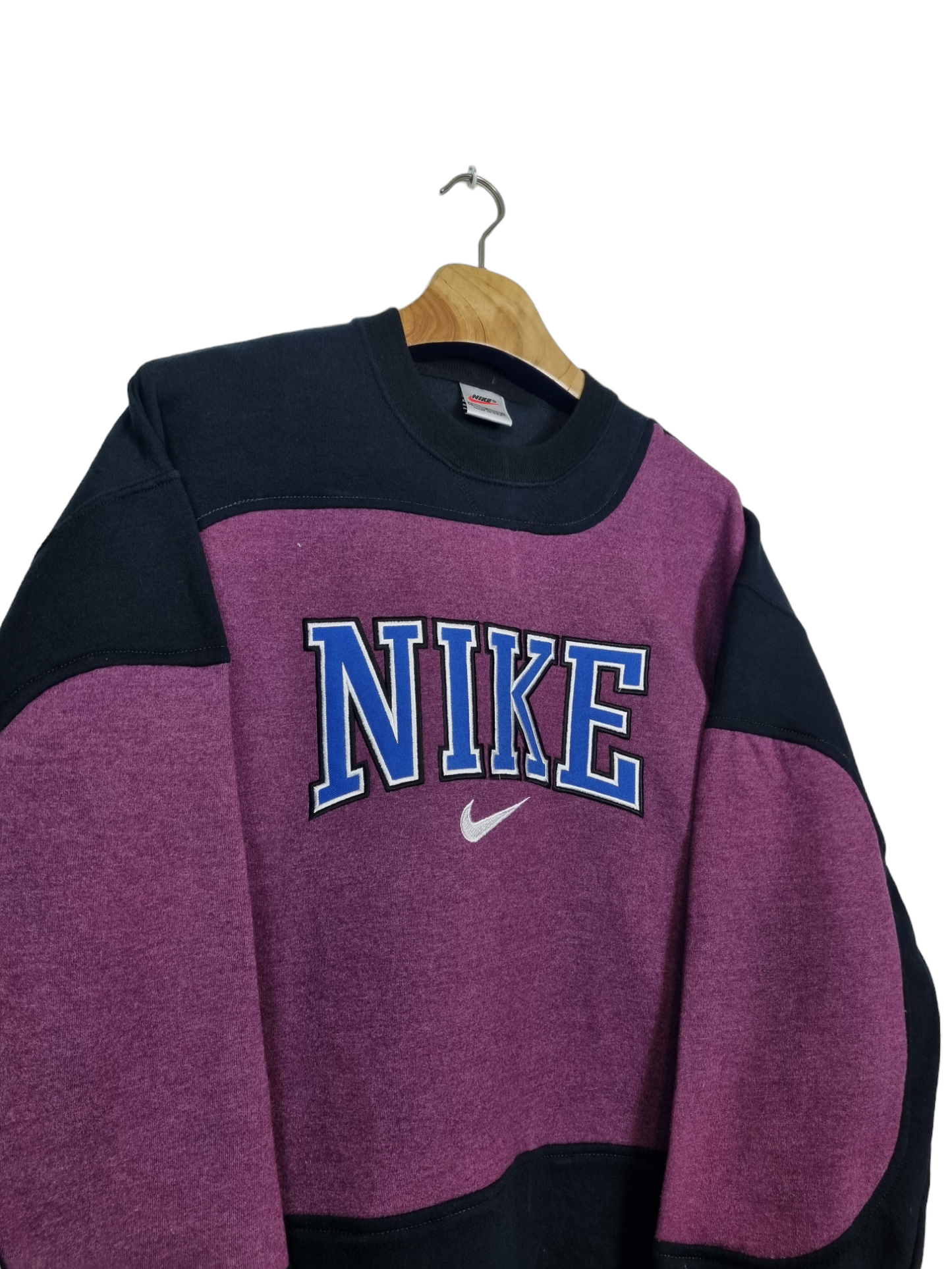 Nike 90s spell out sweater maat M