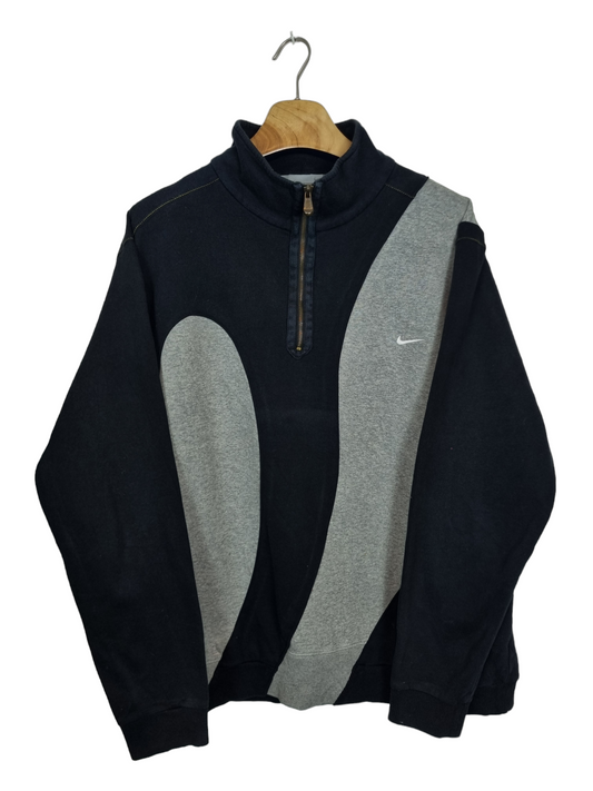 Nike quarter zip swoosh sweater maat L