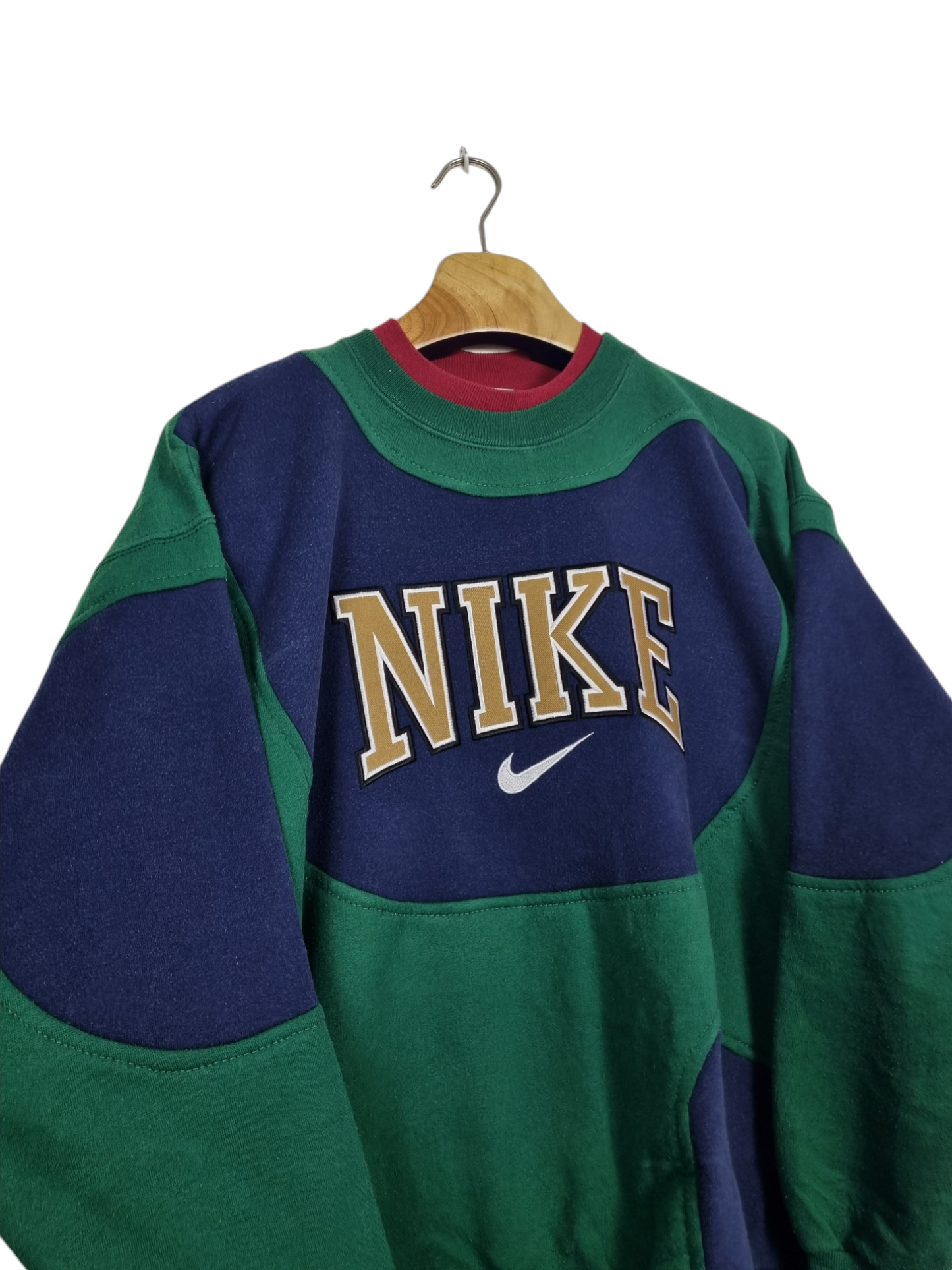 Nike 90s spell out sweater maat M