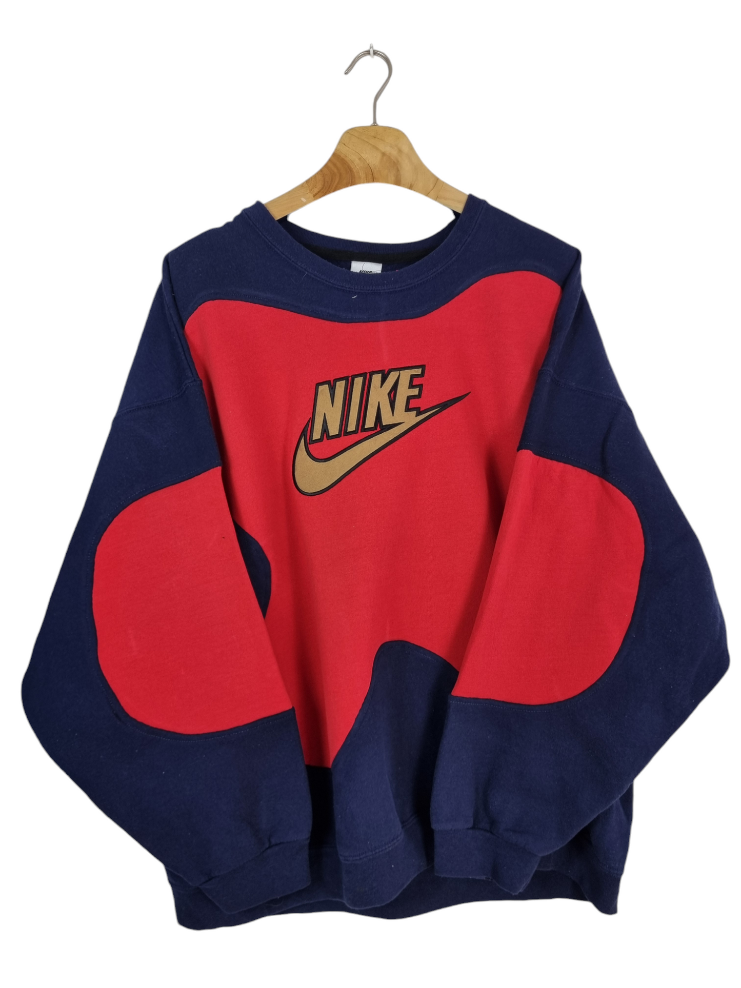 Nike 90s front logo sweater maat XXL