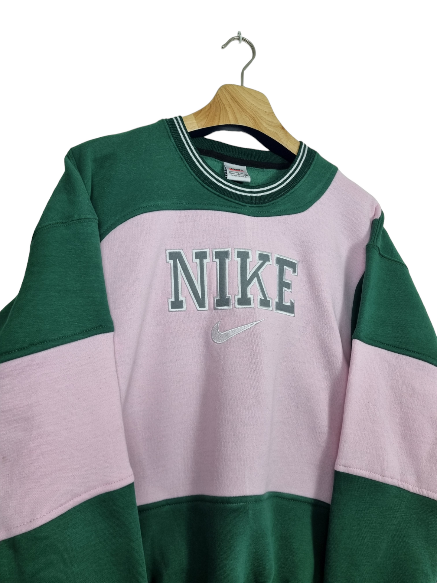 Nike 90s spell out sweater maat S