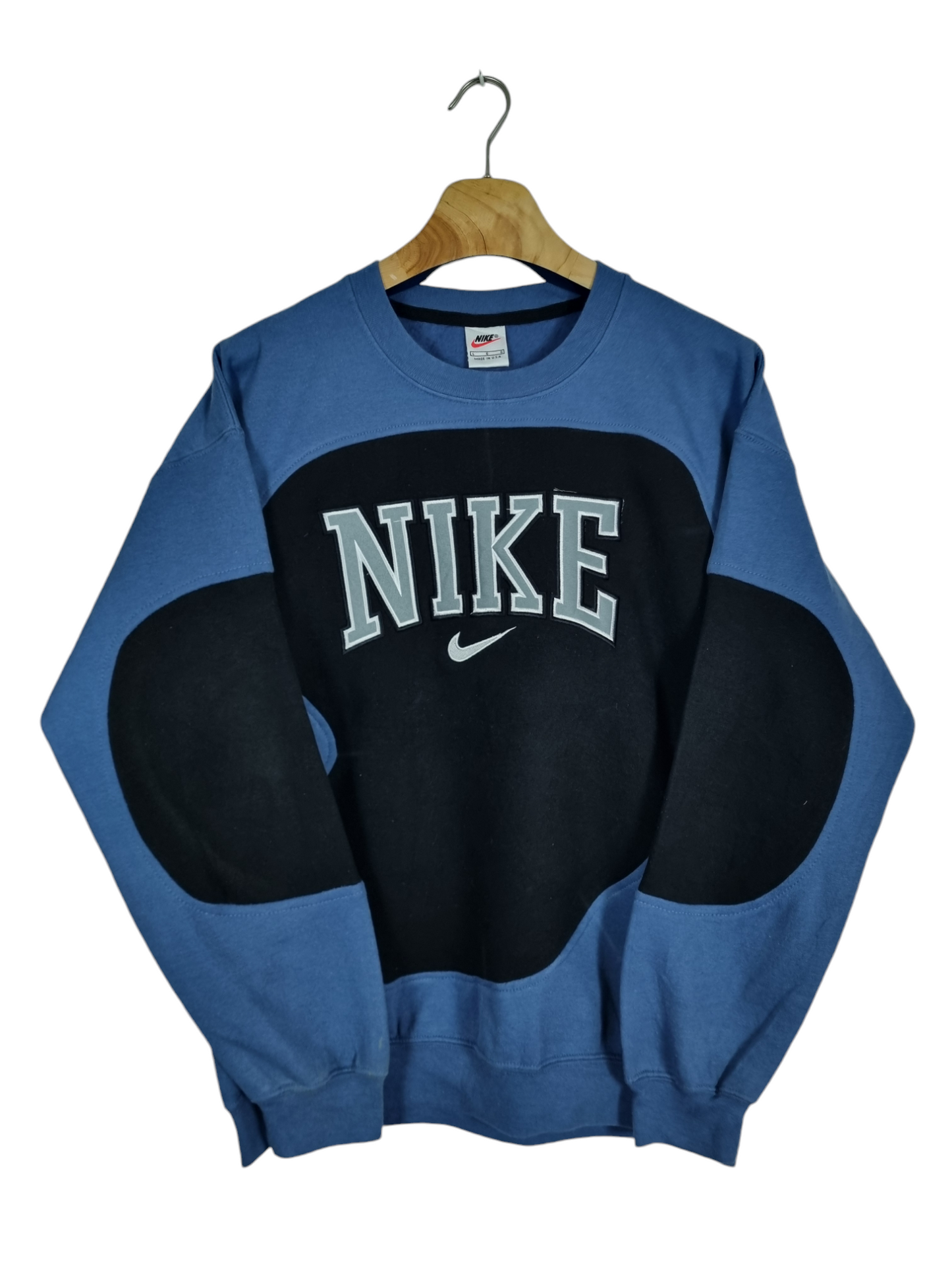 Nike 90s spell out sweater maat M