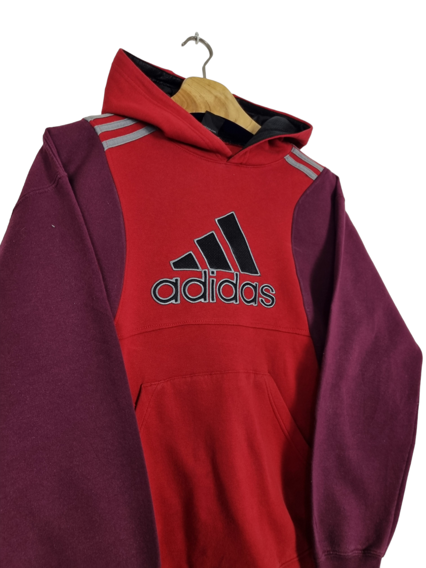 Adidas front logo hoodie maat M