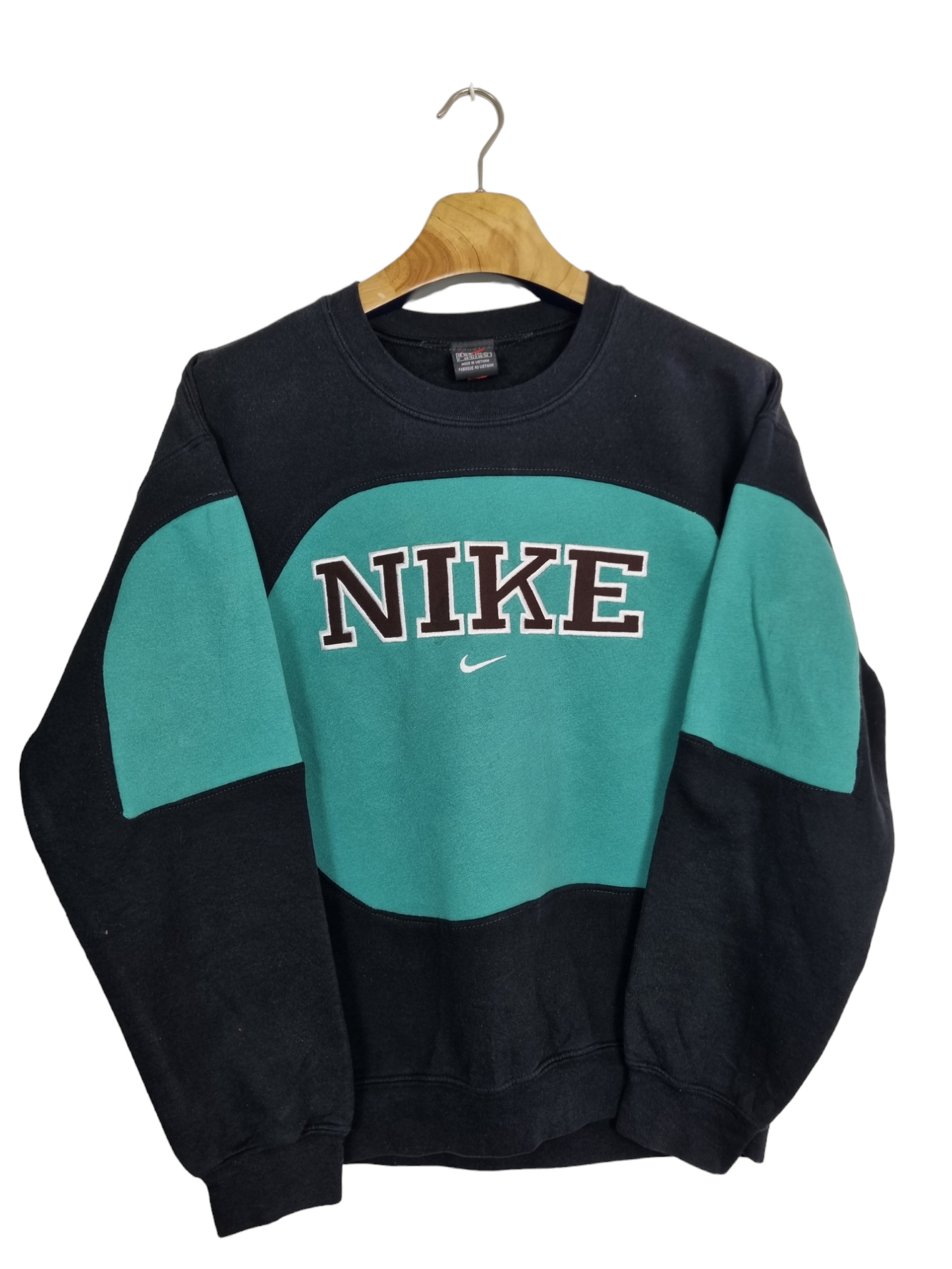 Nike spell out sweater maat S