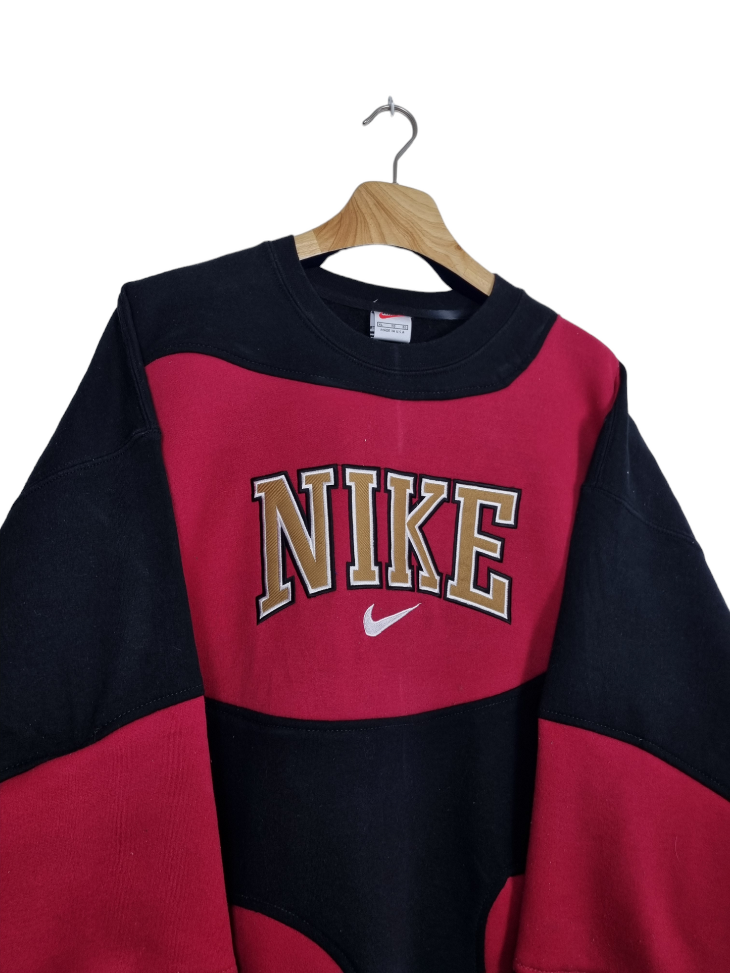 Nike 90 spell out sweater maat XL