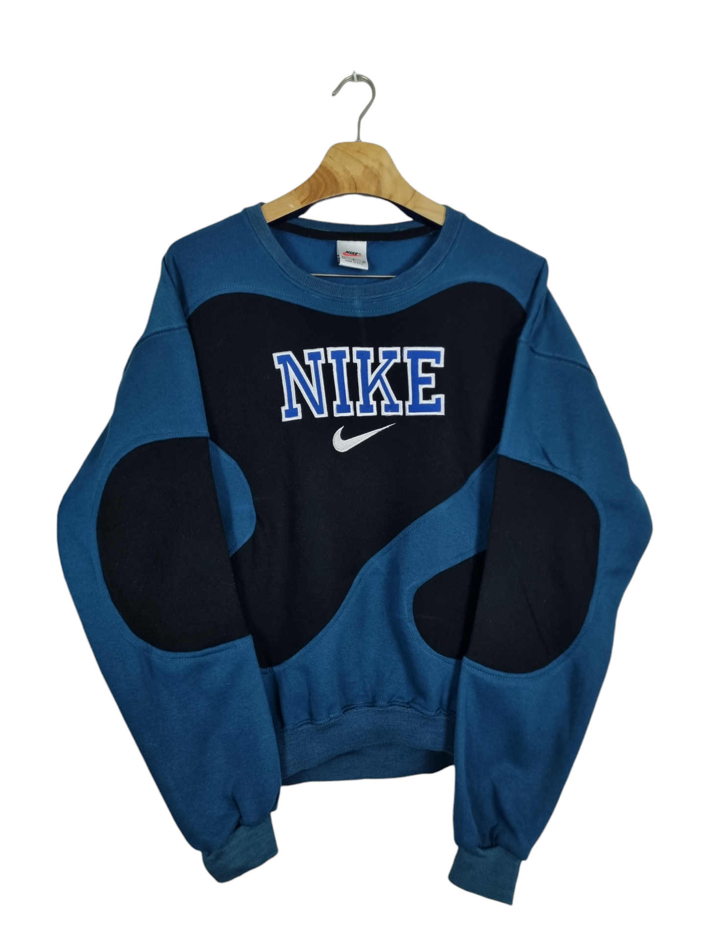 Nike 90s spell out sweater maat m