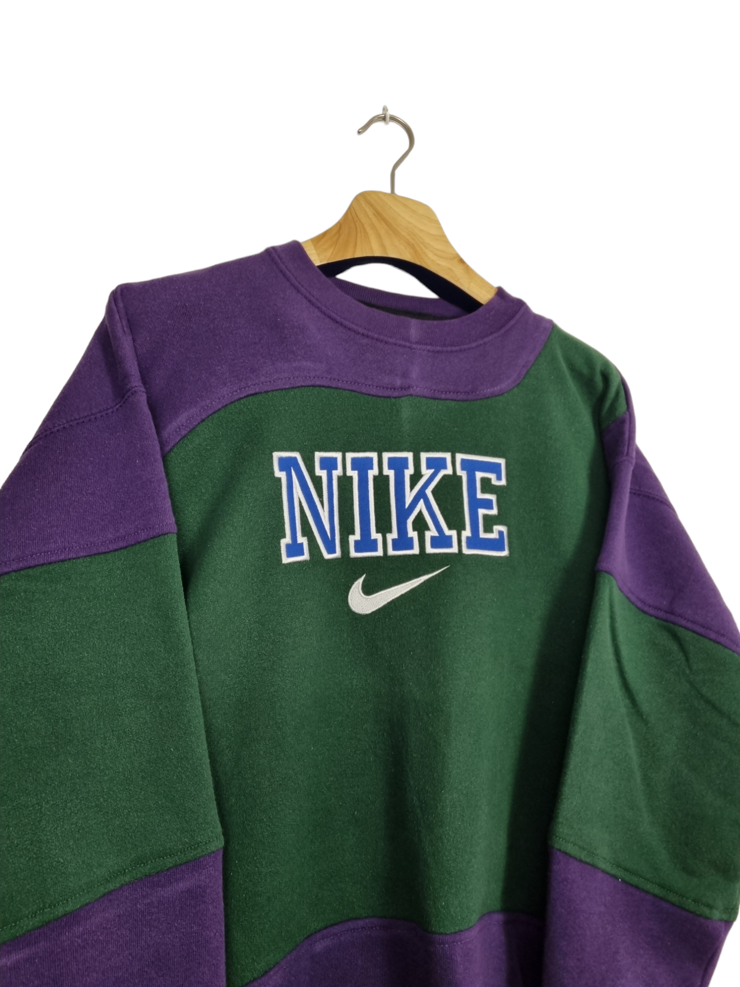 Nike 90s spell out sweater maat M