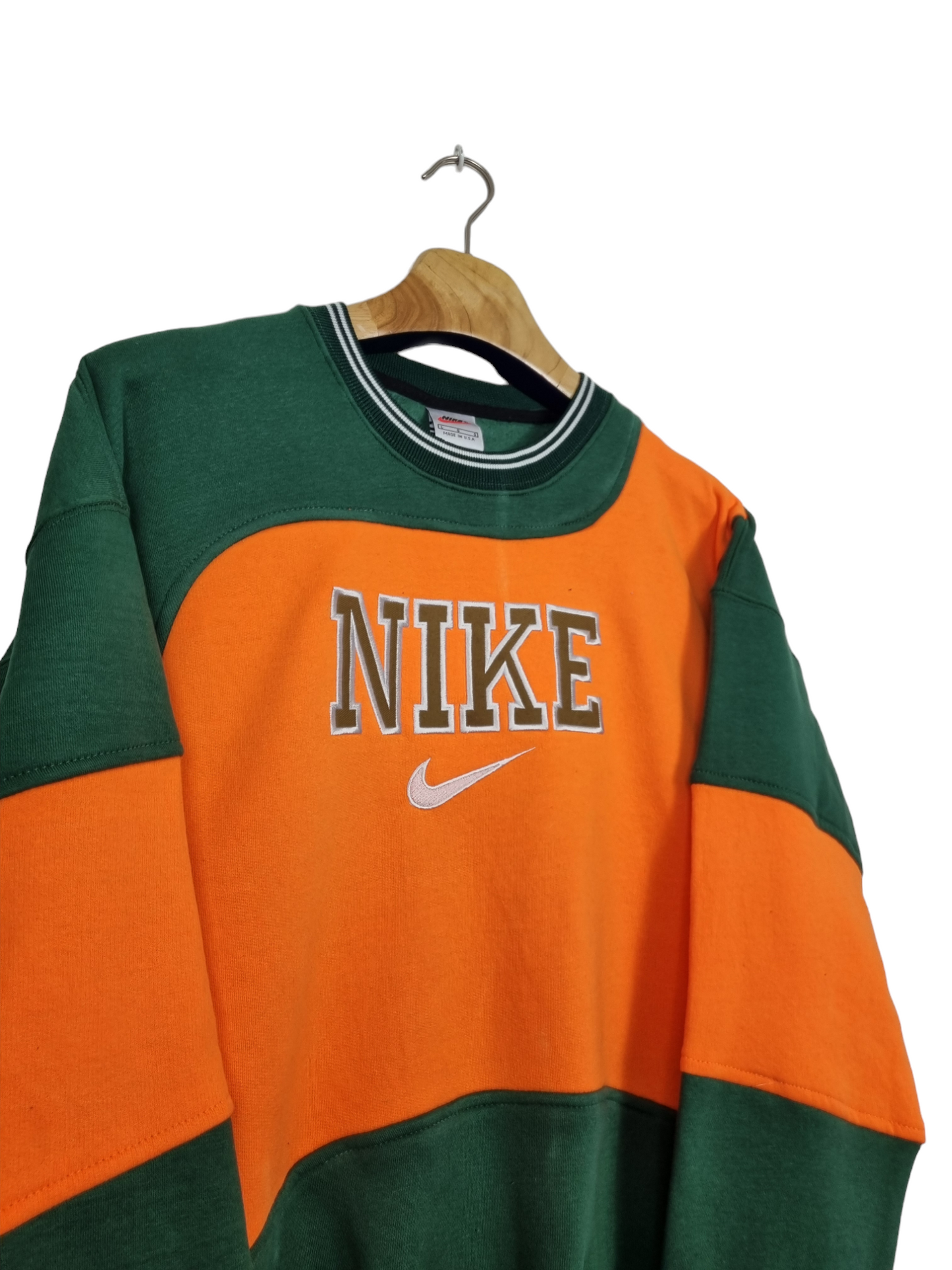 Nike 90s spell out sweater maat S