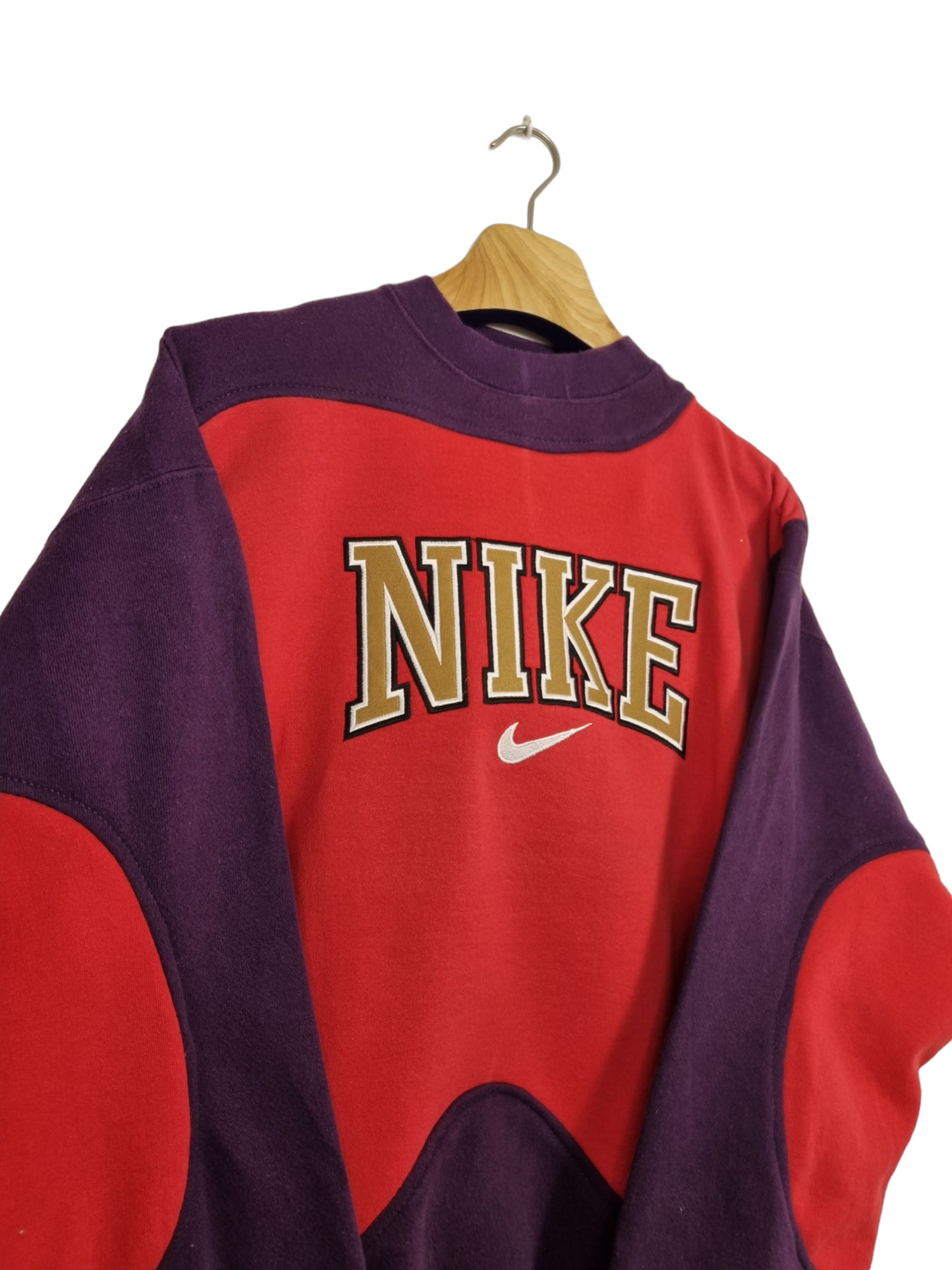 Nike 90s spell out sweater maat M