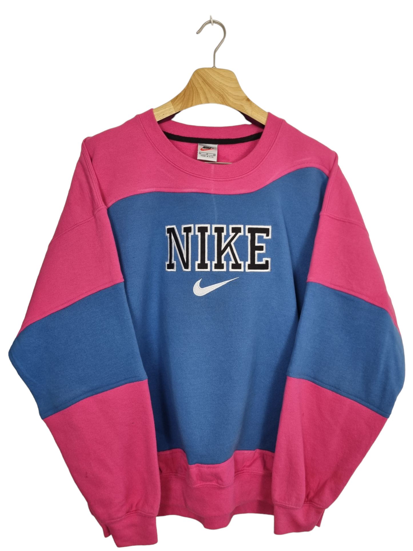 Nike 90s spell out sweater maat M