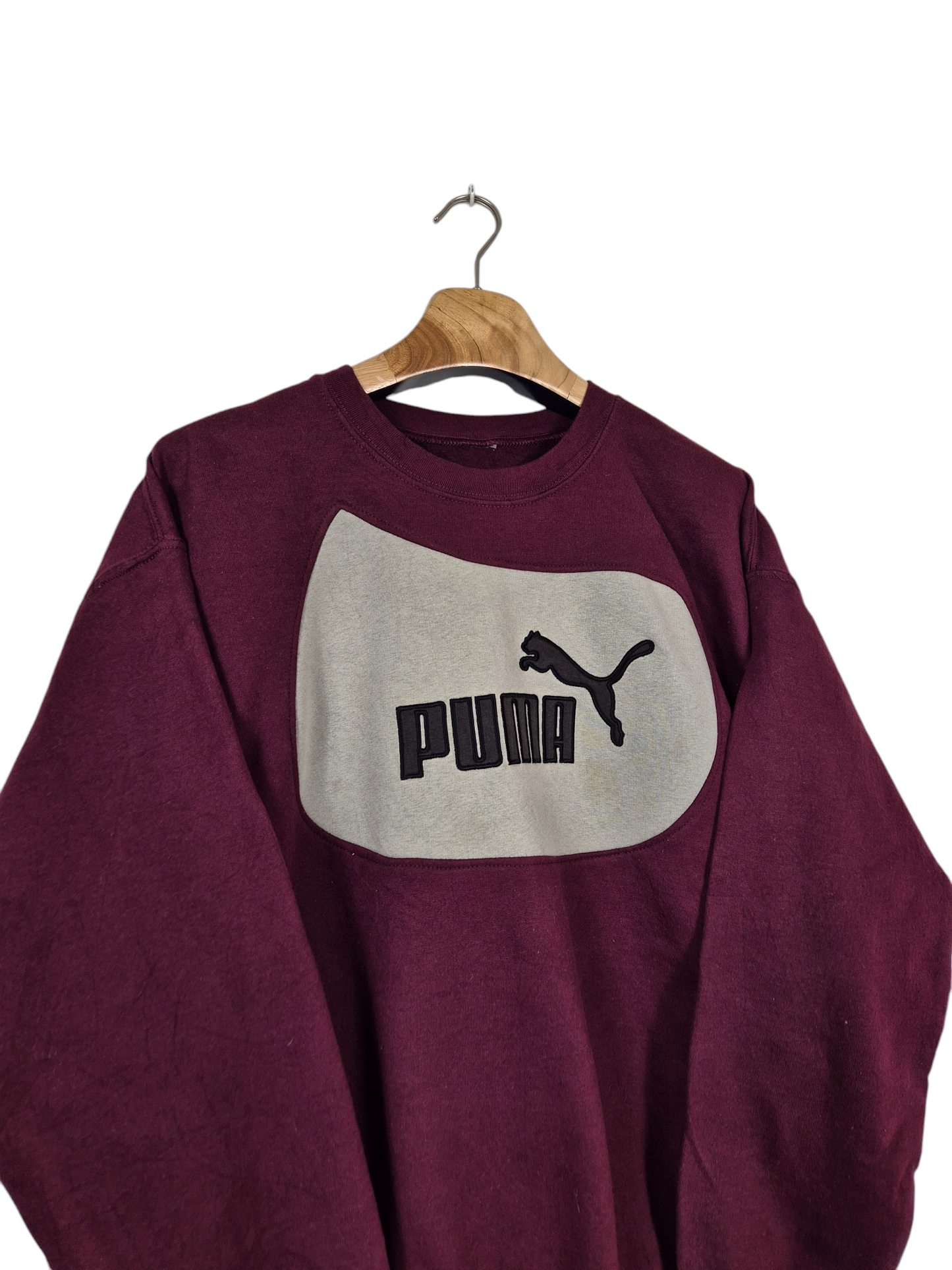 Puma 90s logo sweater maat M