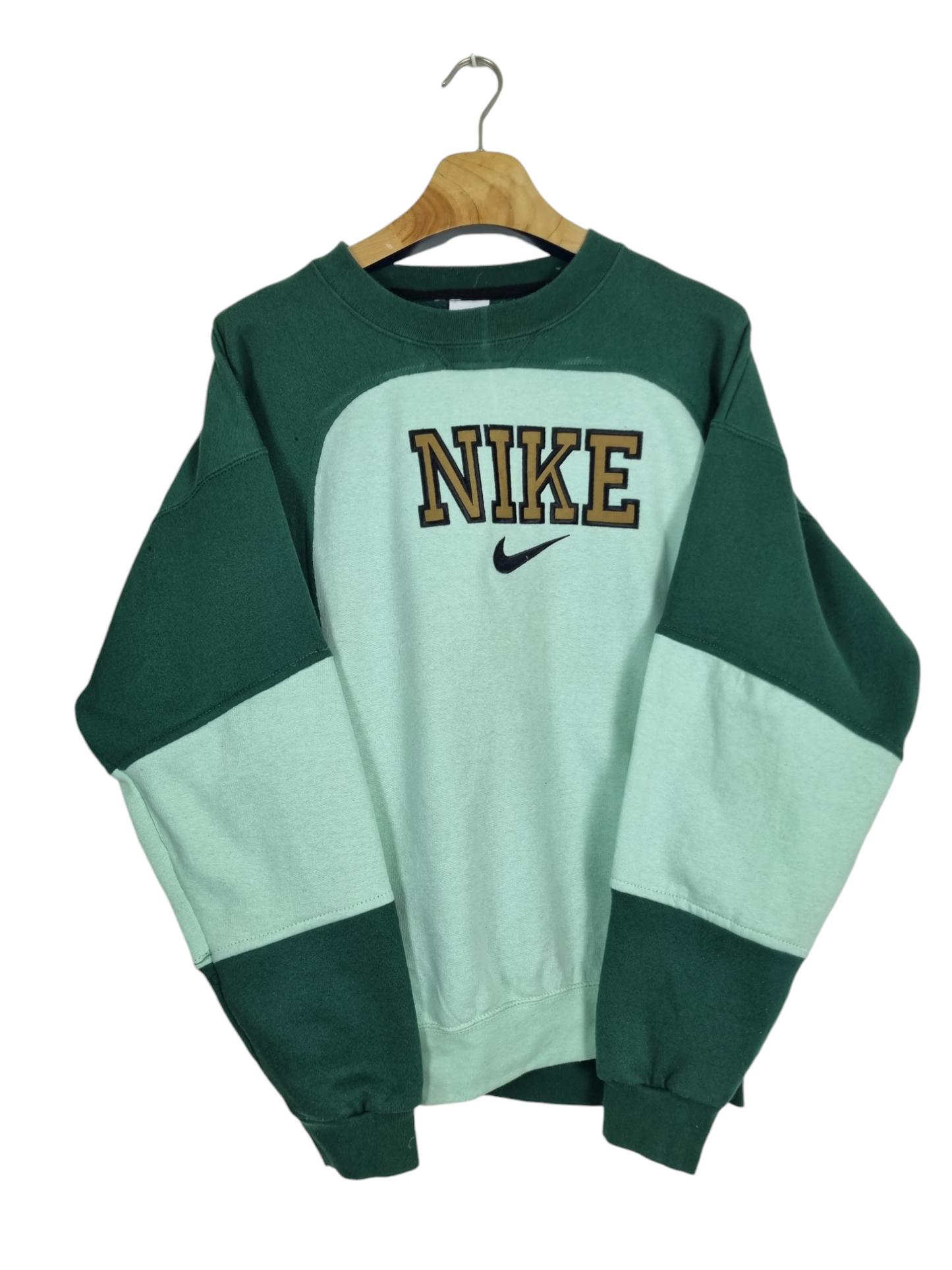 Nike 90s spell out sweater maat L