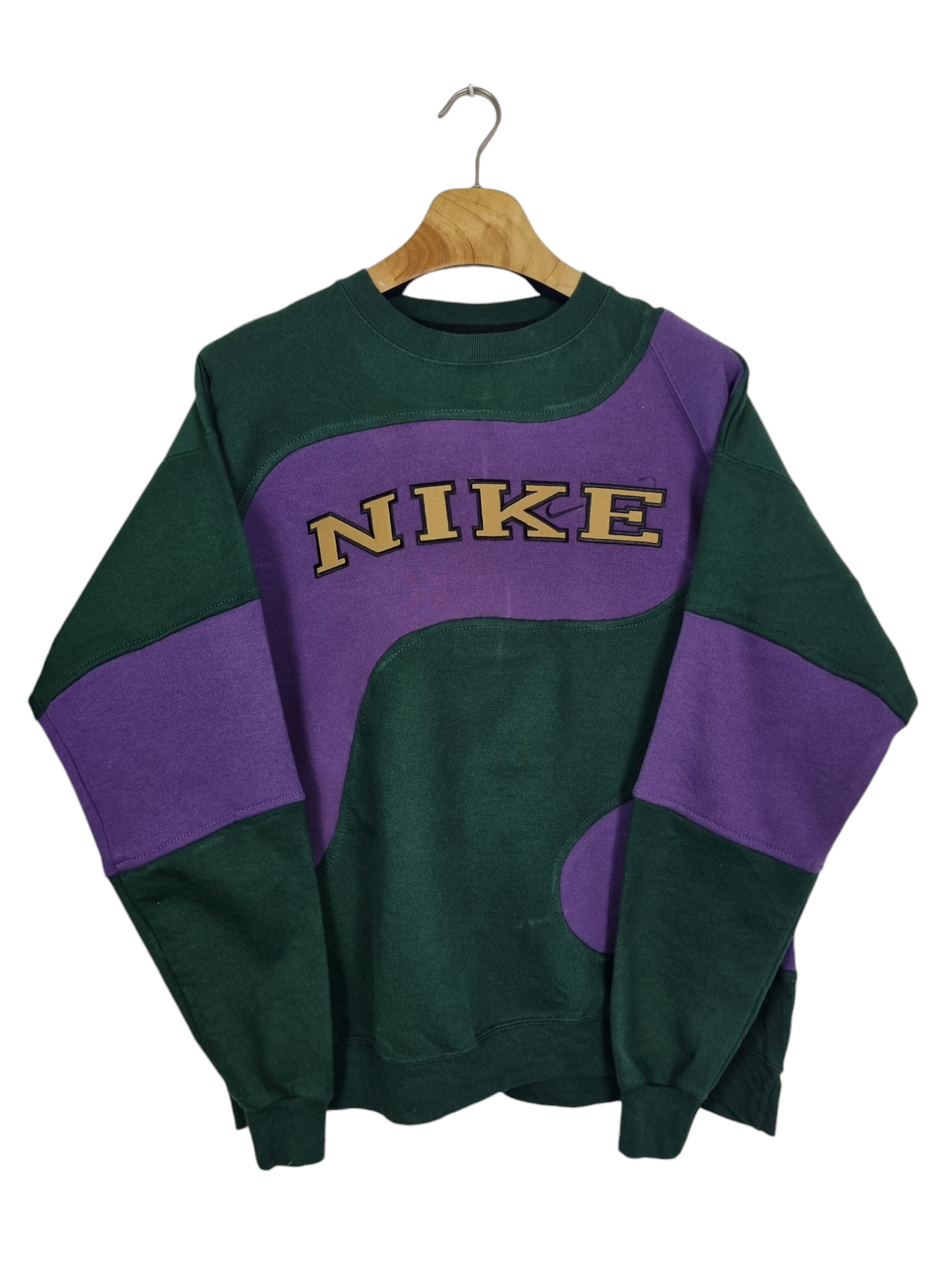 Nike 90s spell out sweater maat M