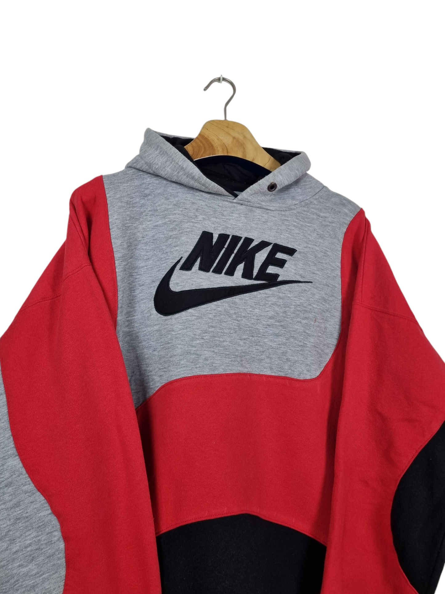 Nike front logo hoodie maat L